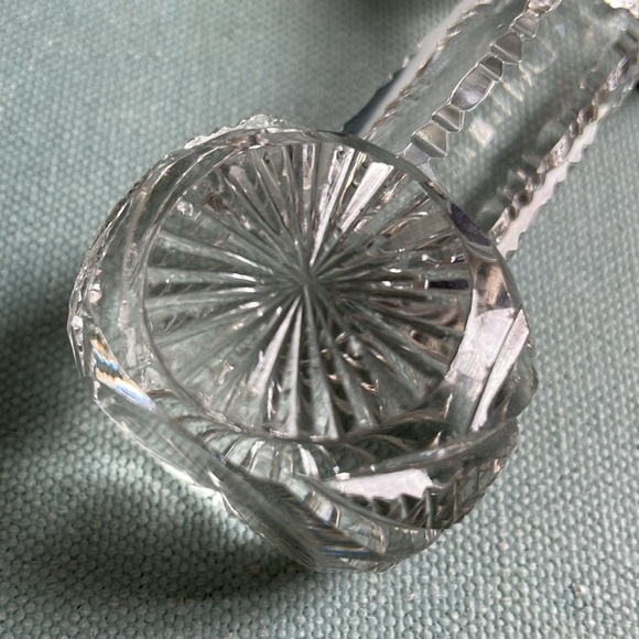 Vintage Carved Glass Knife Rest - Picture 6 of 9